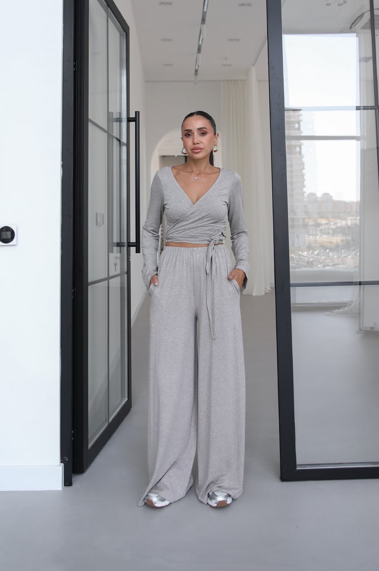 Bej Bailey Bluz Pantolon Takım