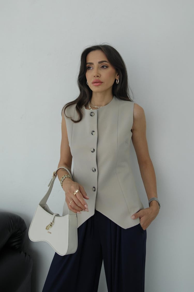 Bej Carine Yelek