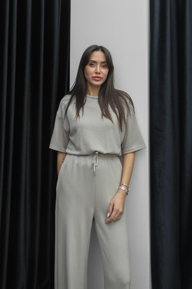 Bej Darcy Modal Eşofman Takım