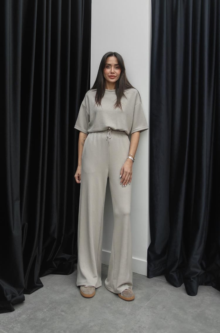 Bej Darcy Modal Eşofman Takım