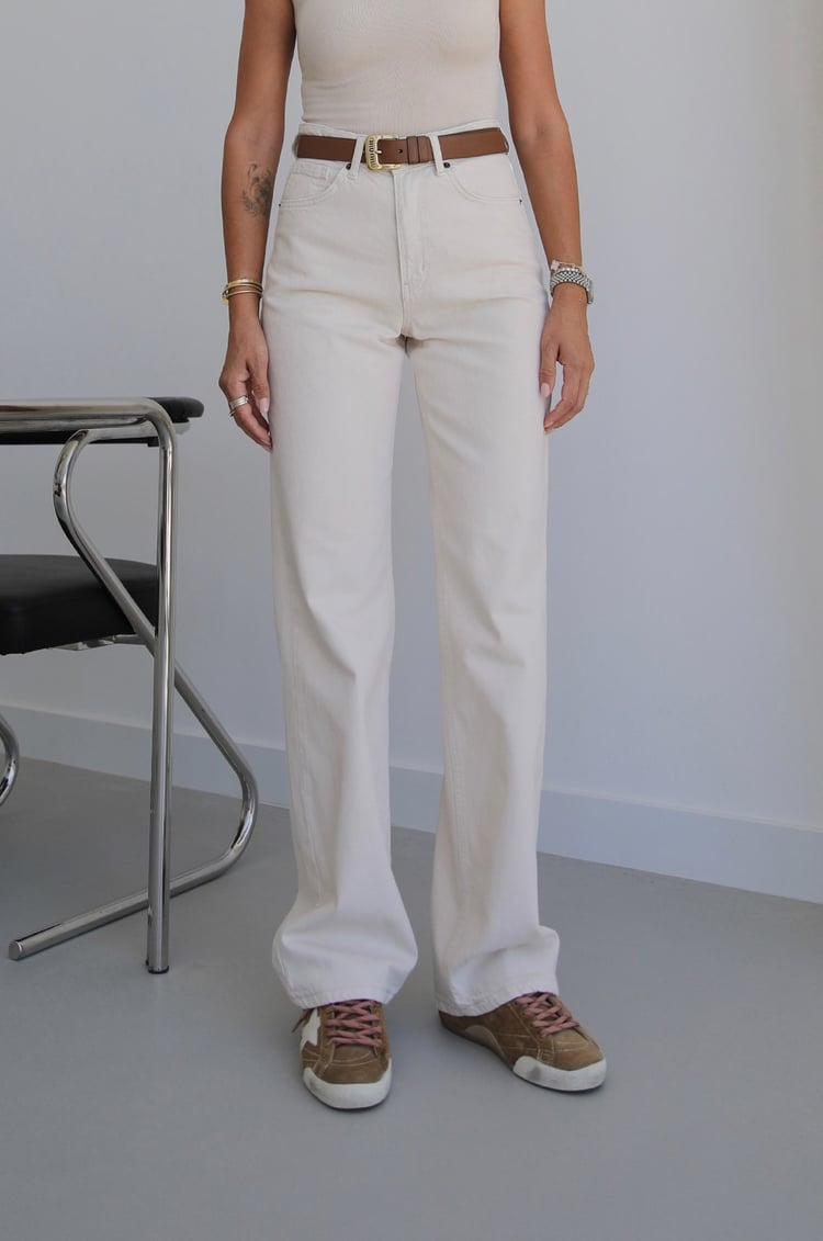 Bej Kuzmina Straight Jean