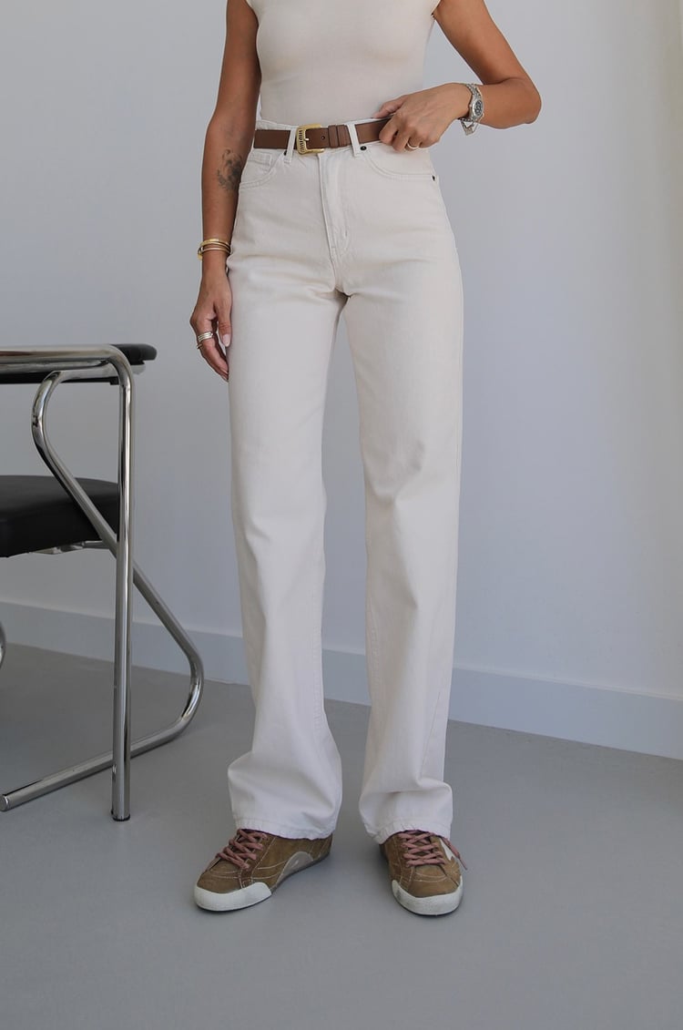 Bej Kuzmina Straight Jean