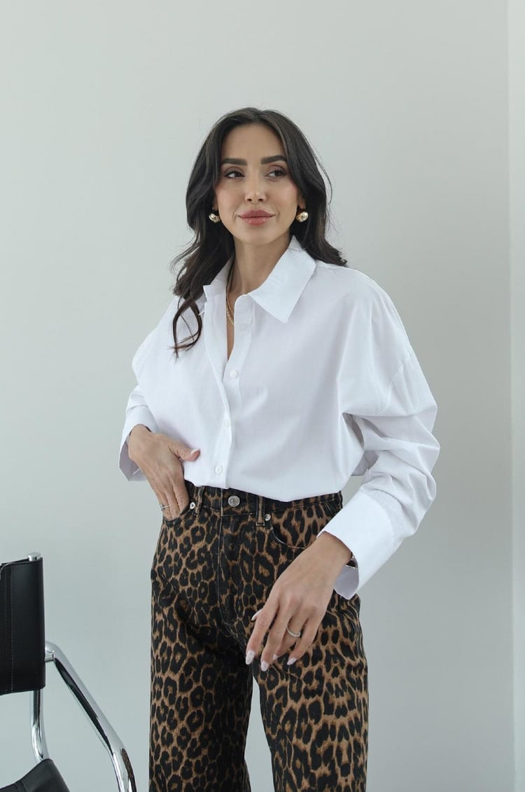 Beyaz Olivia Gömlek