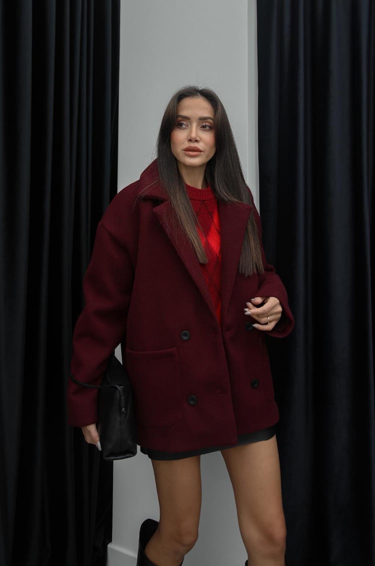 Bordo Lancaster Ceket