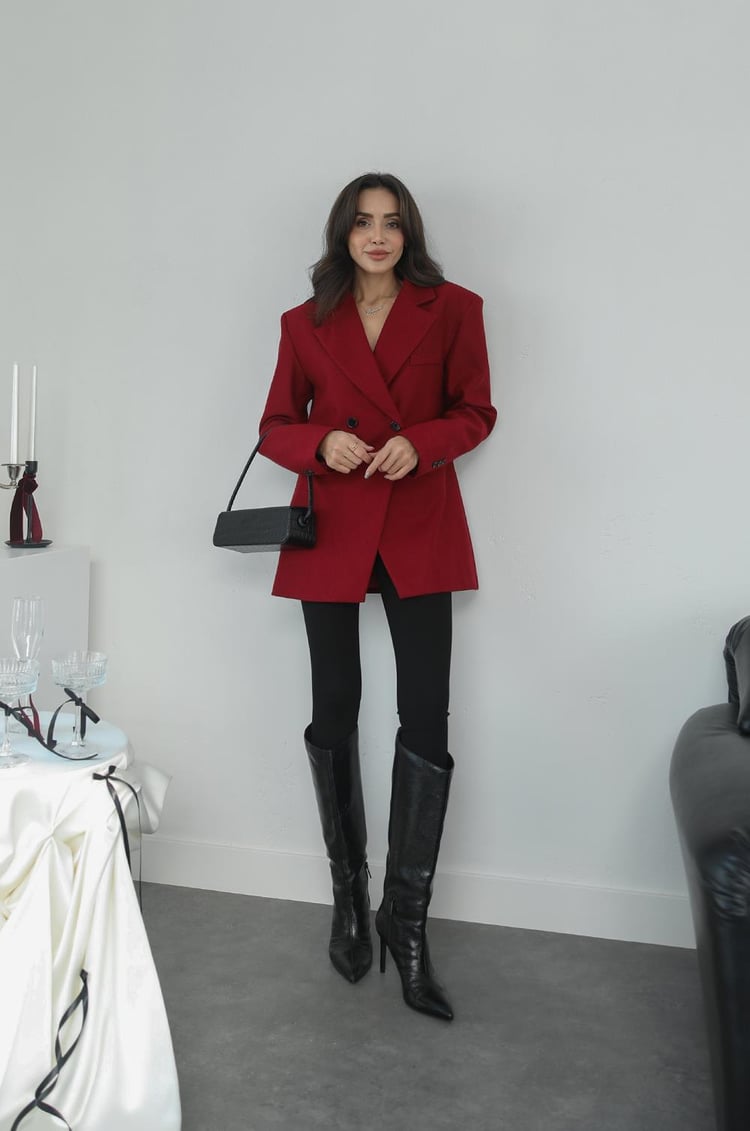 Bordo Lancaster Ceket