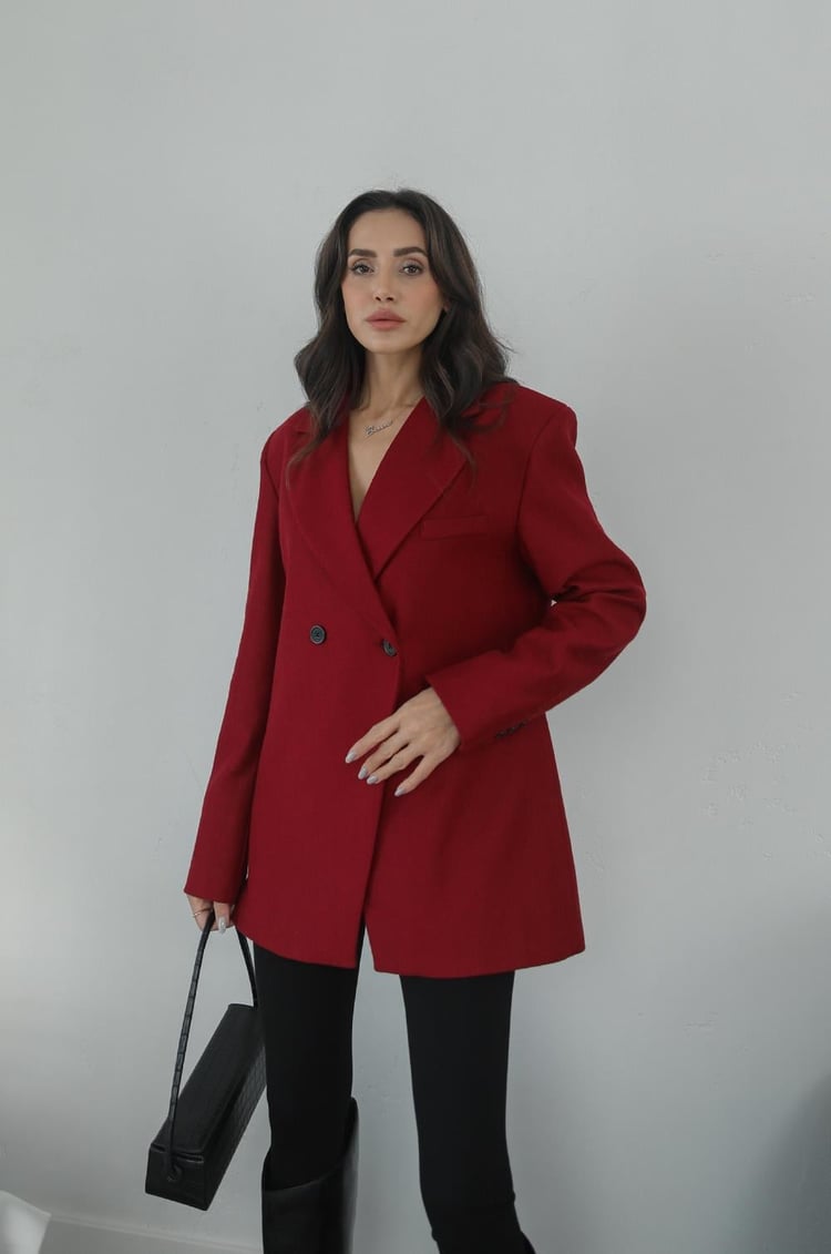 Bordo Lancaster Ceket
