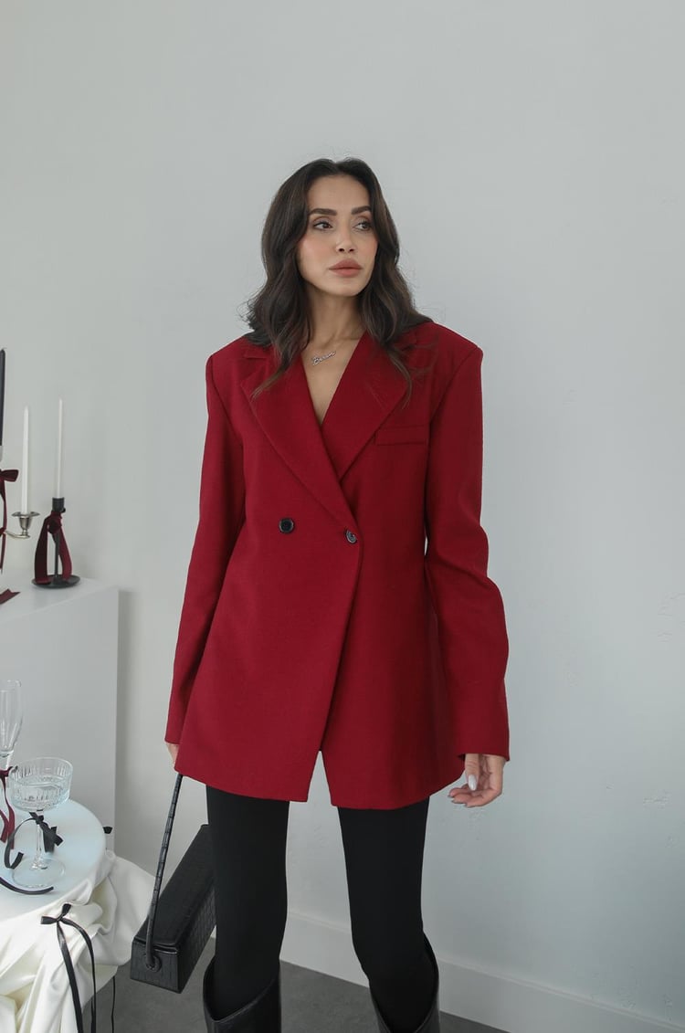 Bordo Lancaster Ceket