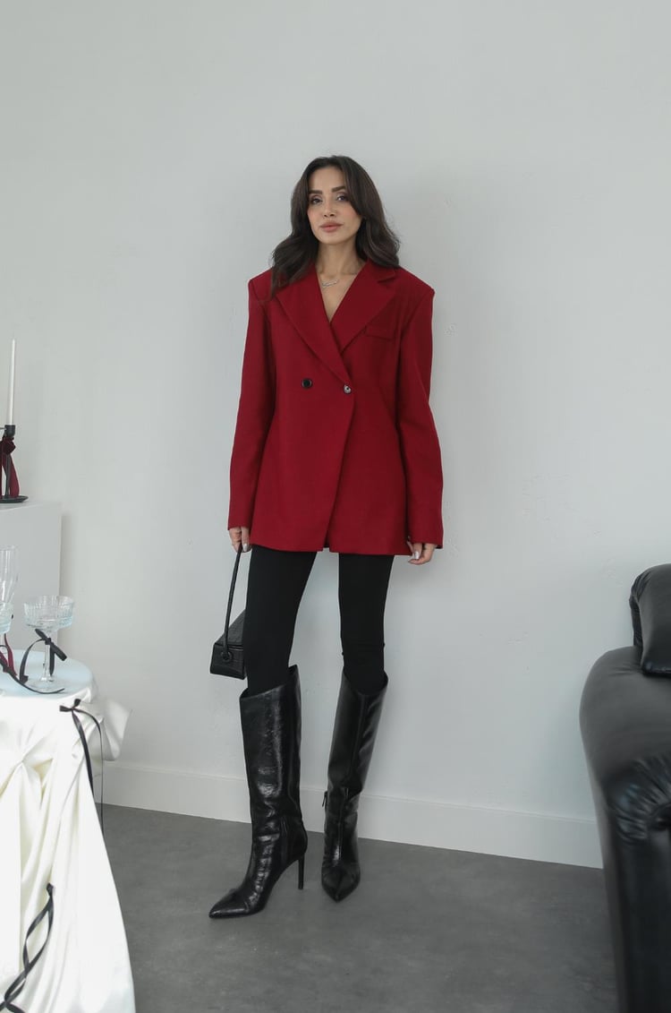 Bordo Lancaster Ceket