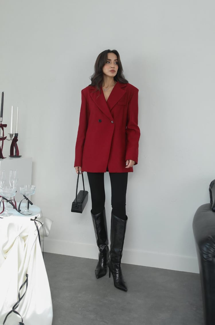 Bordo Lancaster Ceket
