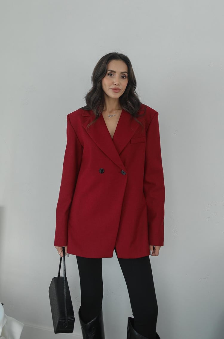 Bordo Lancaster Ceket