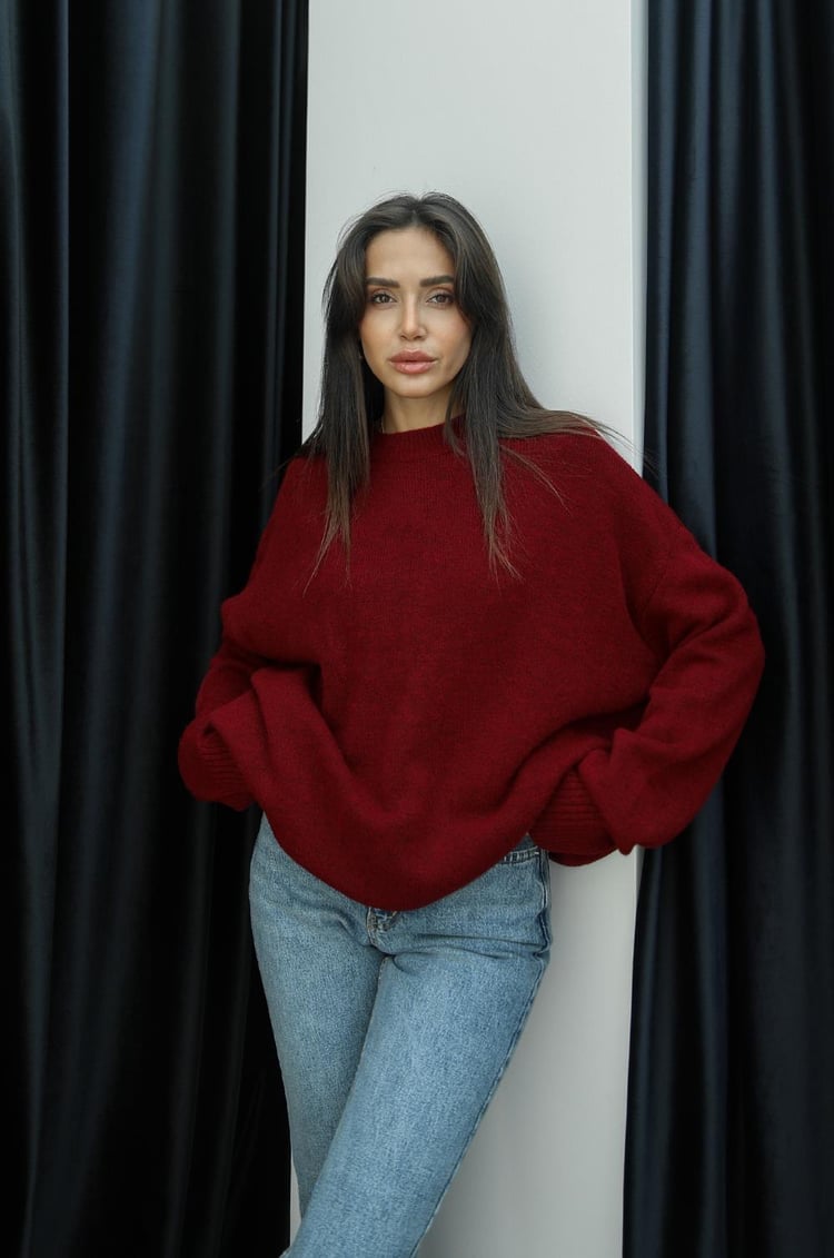 Bordo Schafer Oversize Kazak