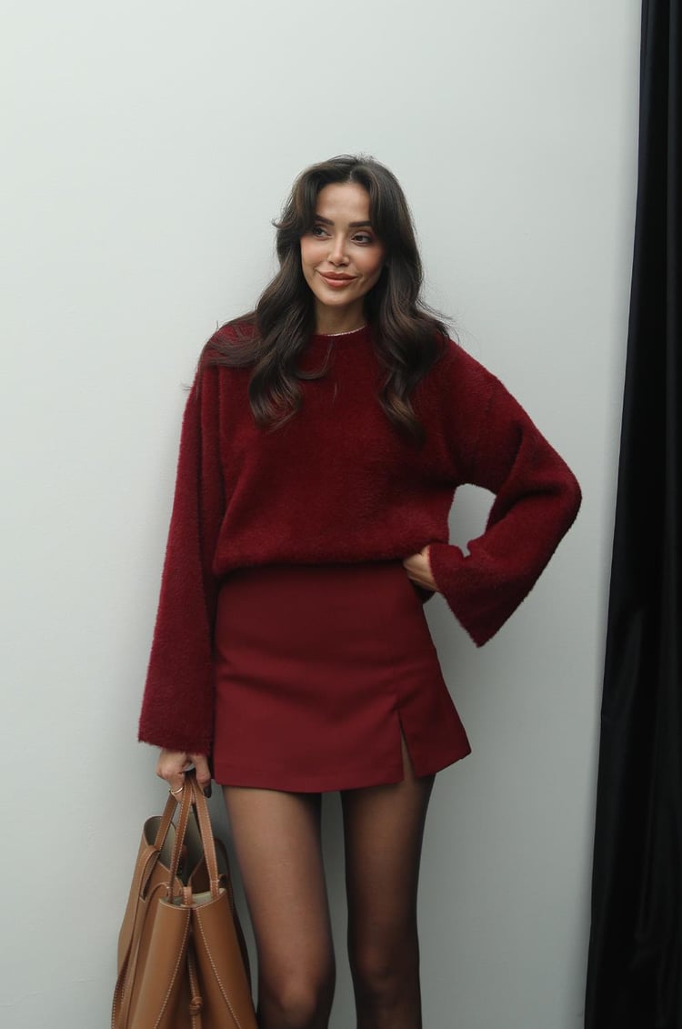Bordo Winter Yumoş Kazak