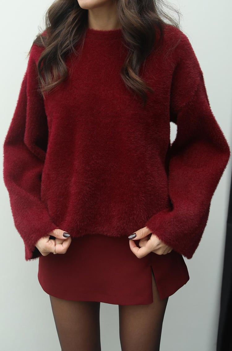 Bordo Winter Yumoş Kazak