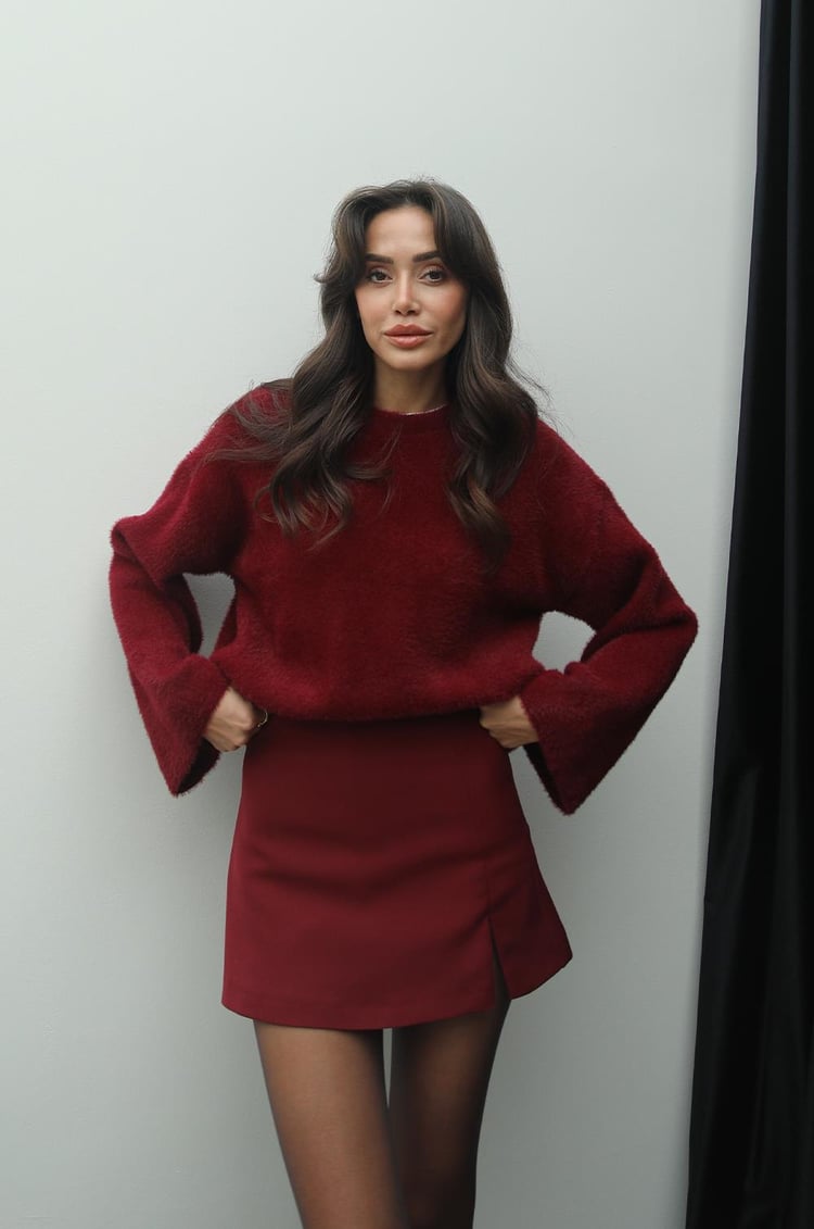 Bordo Winter Yumoş Kazak