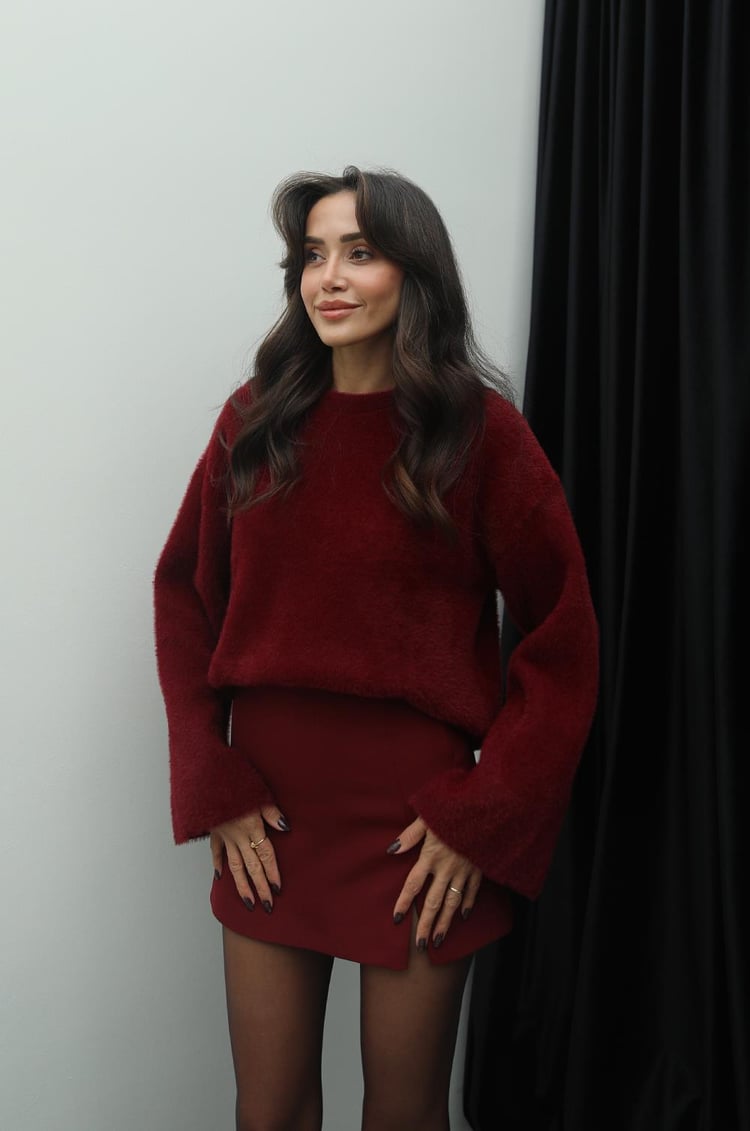 Bordo Winter Yumoş Kazak