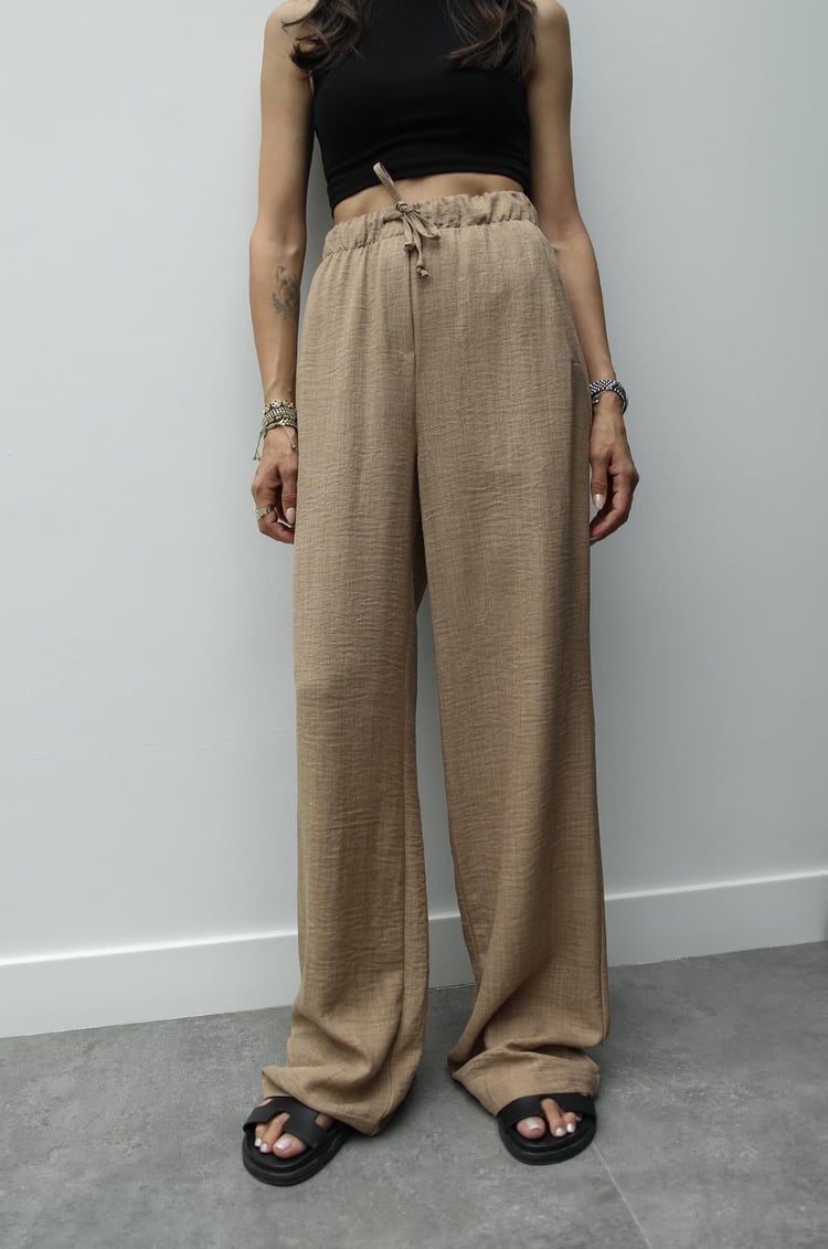 Camel Erick Beli Lastikli Pantolon
