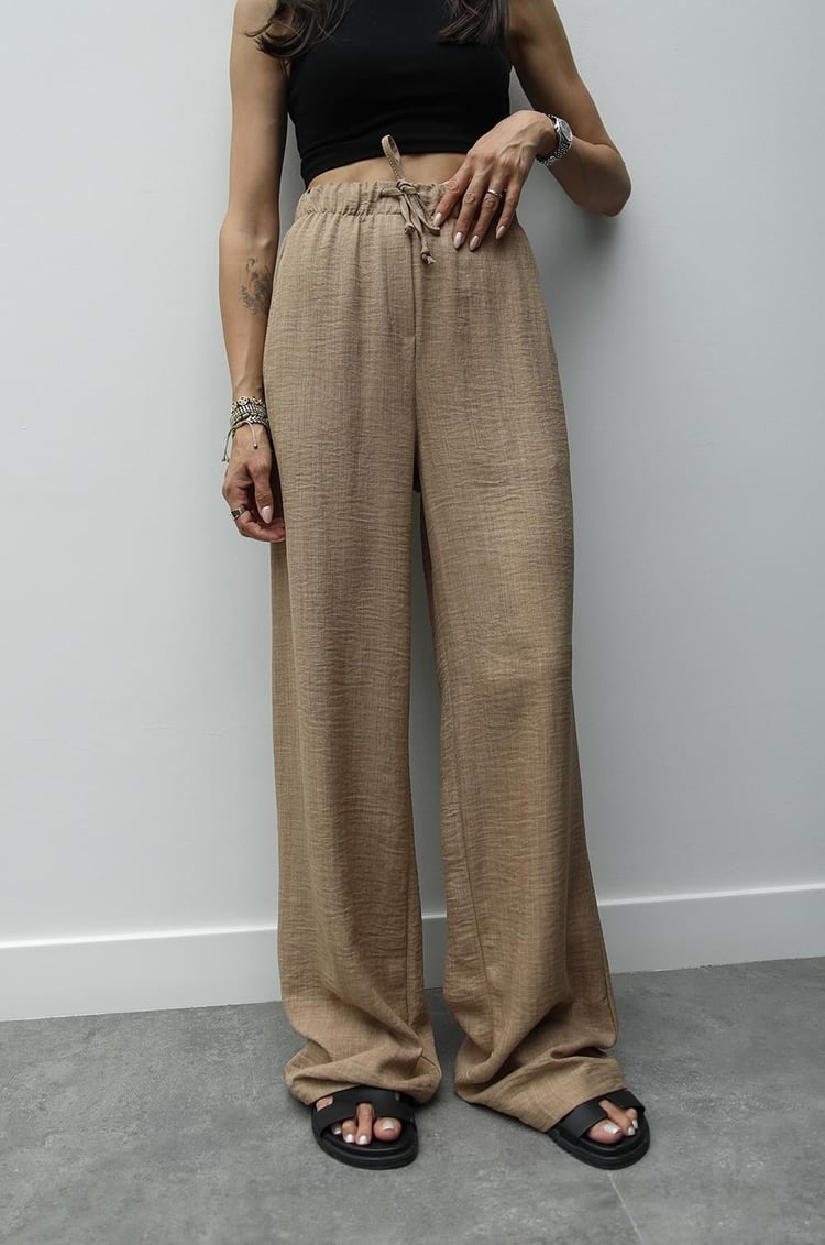 Camel Erick Beli Lastikli Pantolon
