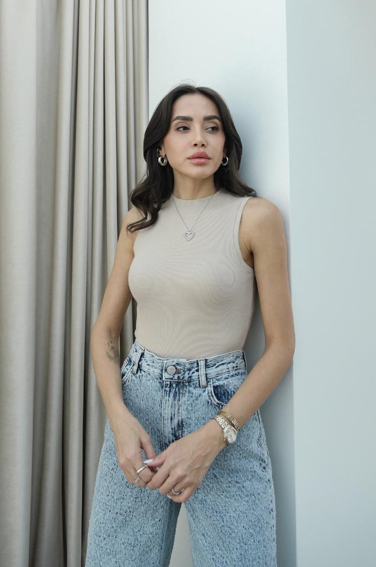 Camel Halter Yaka Fitilli Atlet