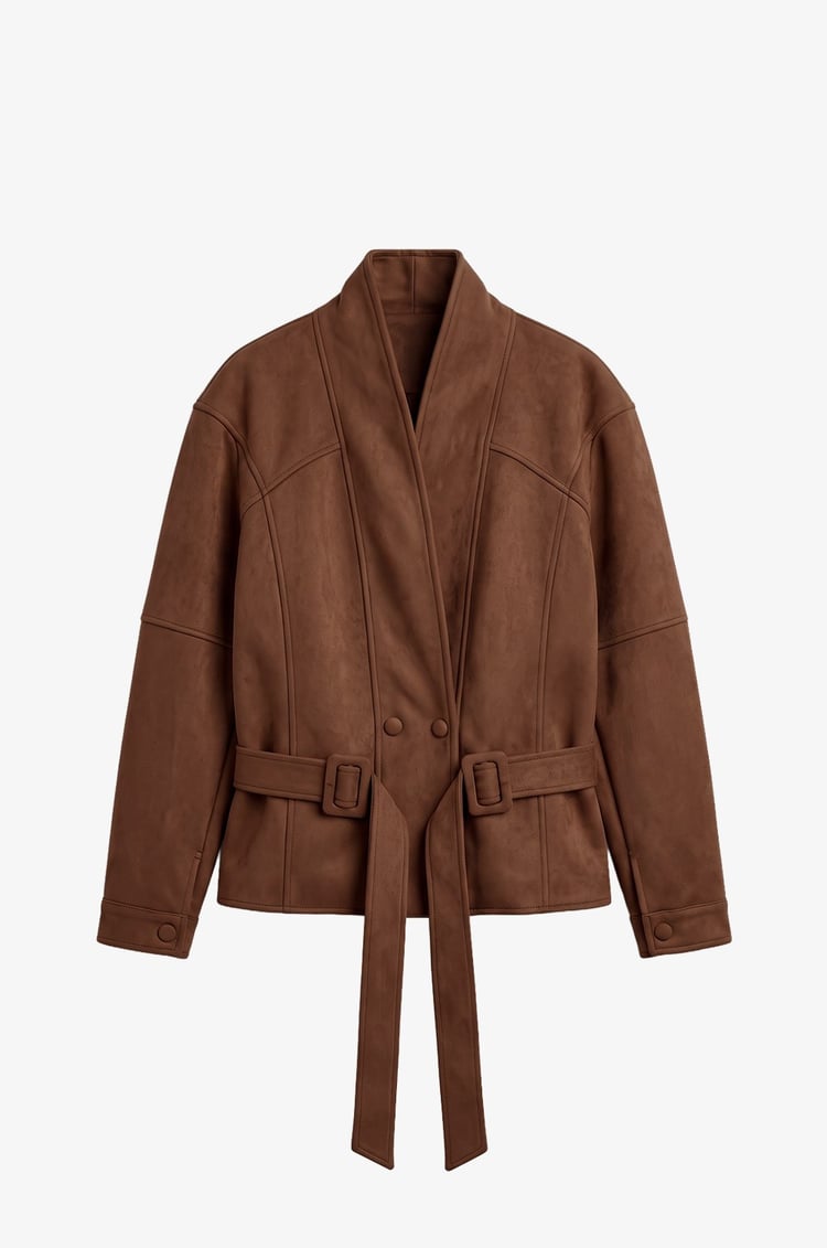 Camel Loria Süet Ceket