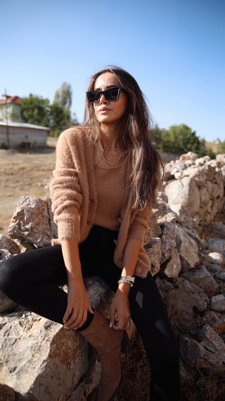 Camel Yumoş Hırka Atlet Takım