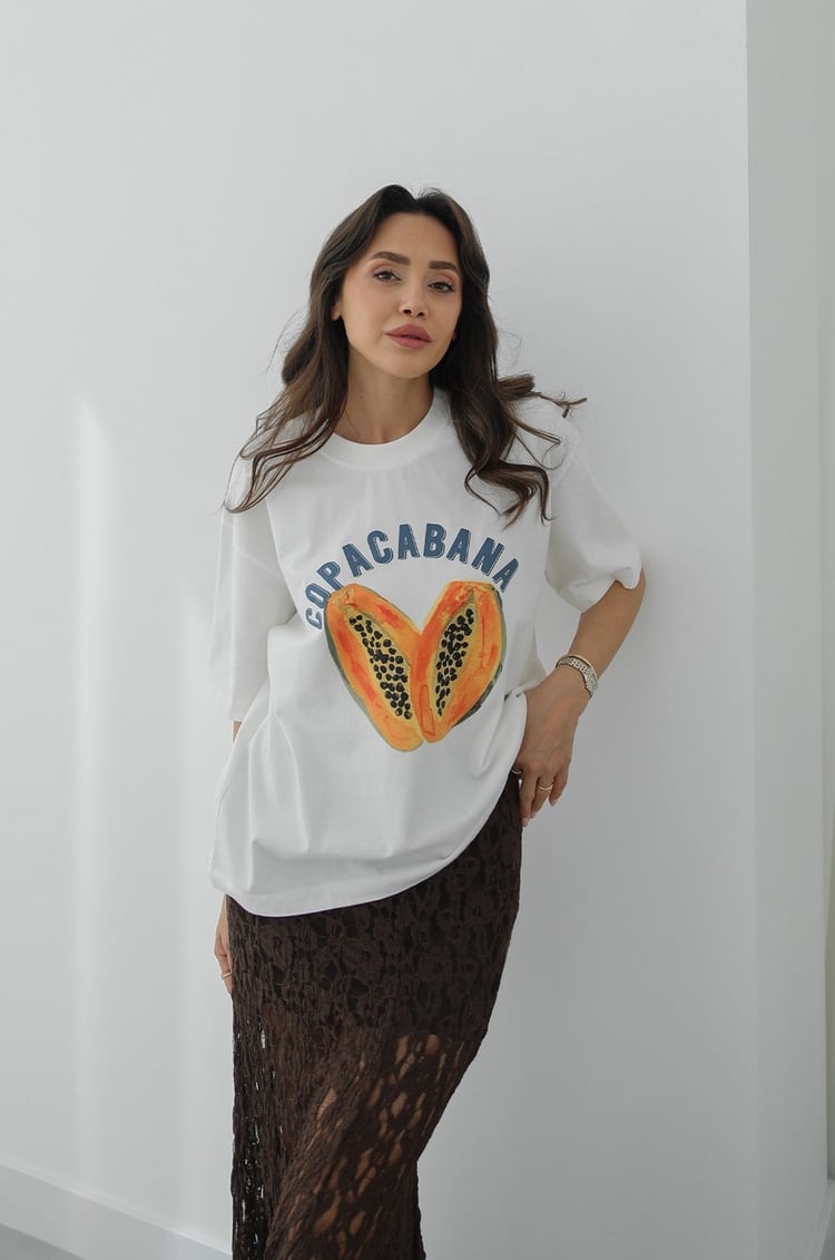 Copacabana Baskılı Tişört