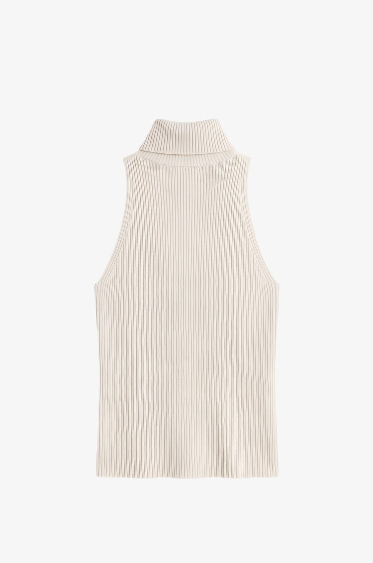 Ekru Boğazlı Bluz Bolero Triko Takım