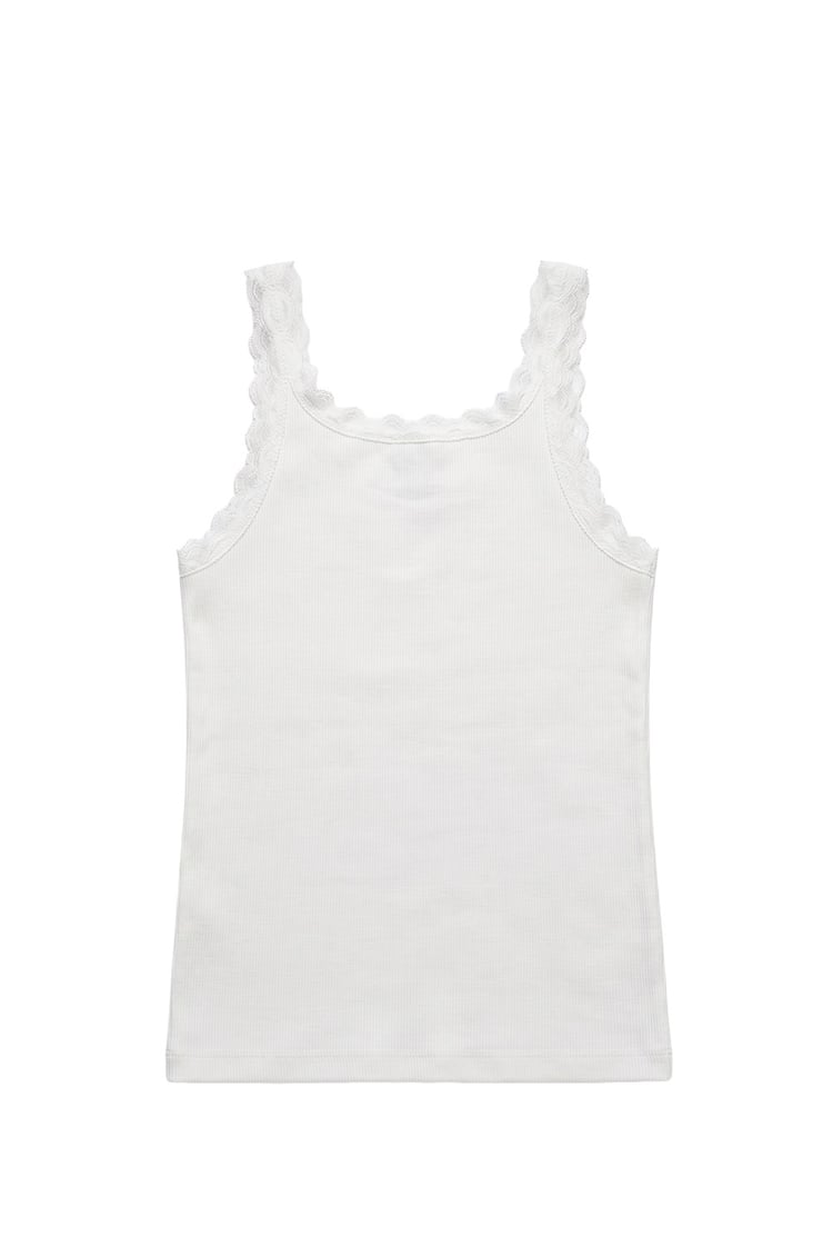 Ekru Chic Dantelli Atlet