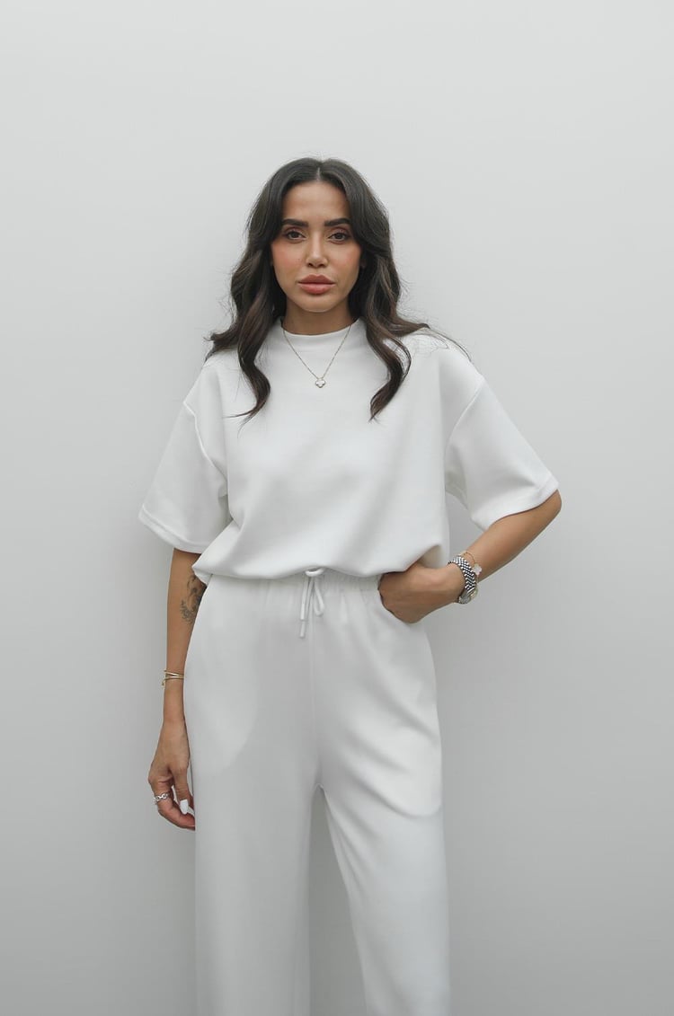 Ekru Darcy Modal Eşofman Takım