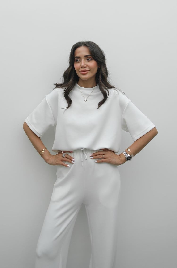 Ekru Darcy Modal Eşofman Takım