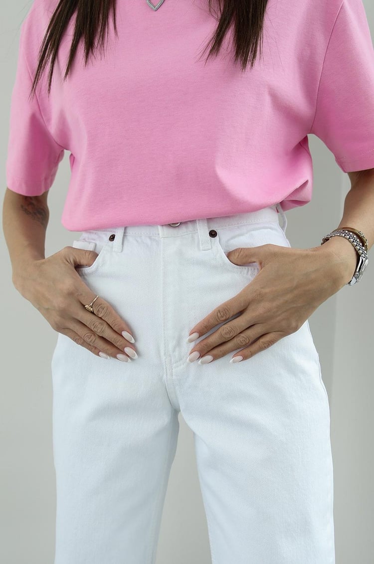 Ekru Straight Jean
