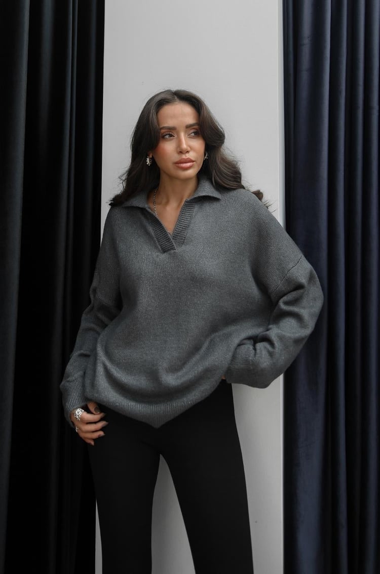 Füme Divoff Polo Yaka Basic Kazak