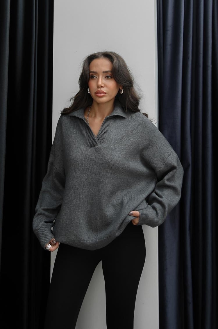 Füme Divoff Polo Yaka Basic Kazak