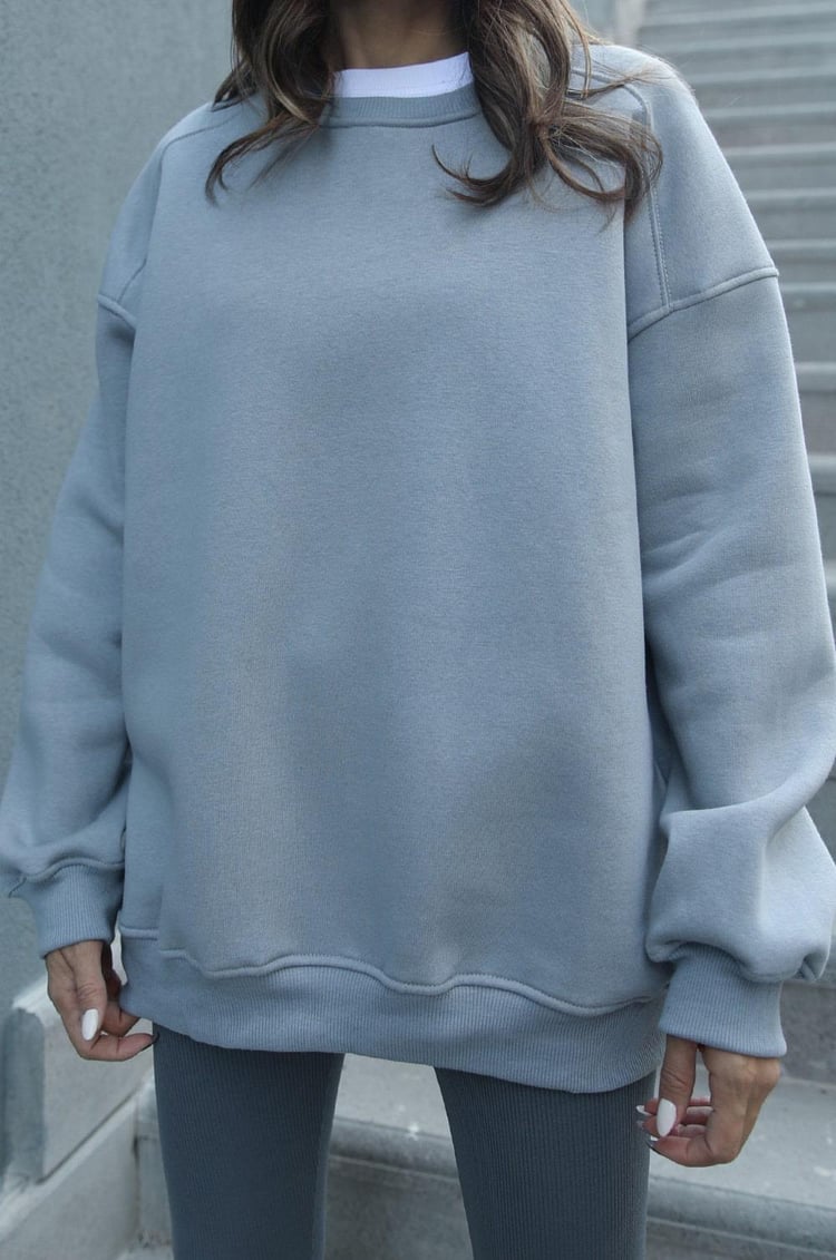 Gri Tove Basic Sweatshirt