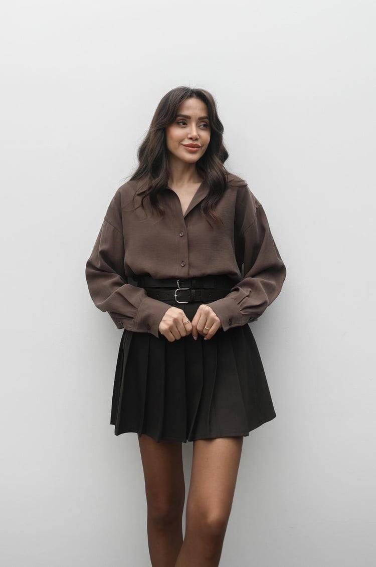 Kahverengi Oxford Gömlek