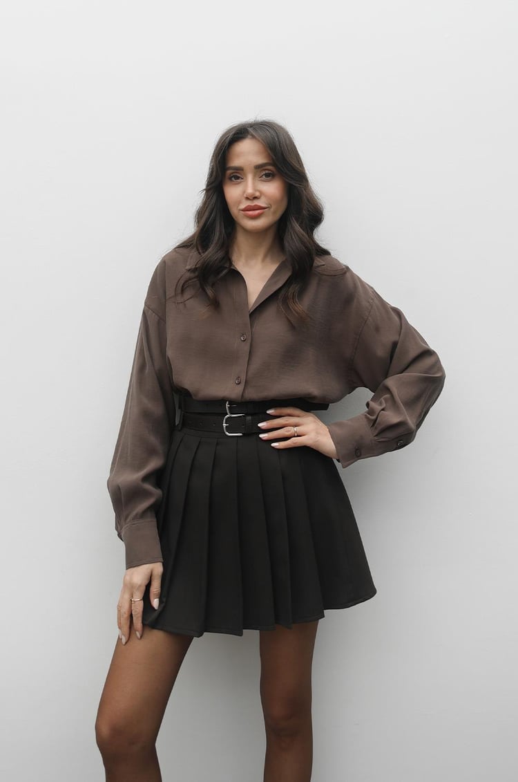 Kahverengi Oxford Gömlek