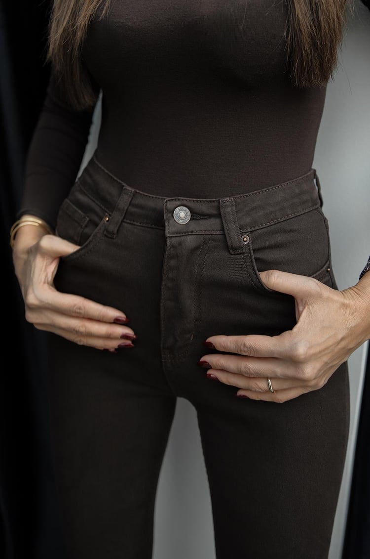 Kahverengi Skinny Jean
