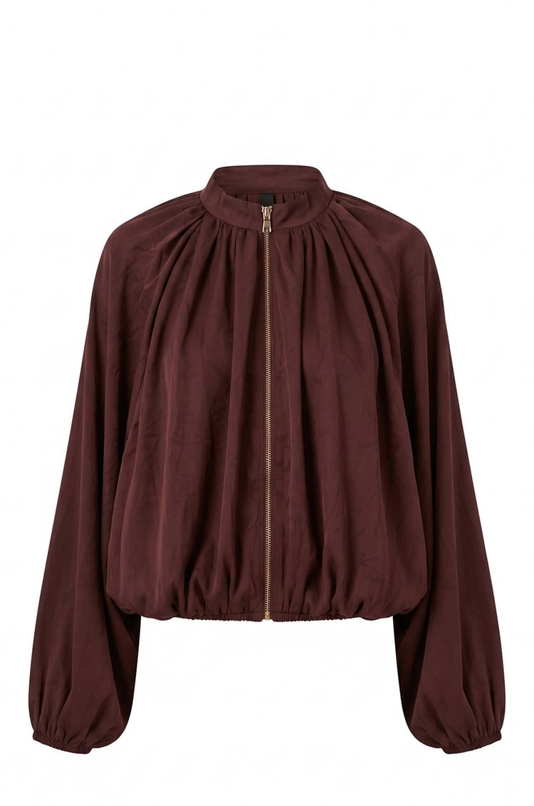 Acı Kahve Soho Bomber Ceket Pantolon Saten Takım