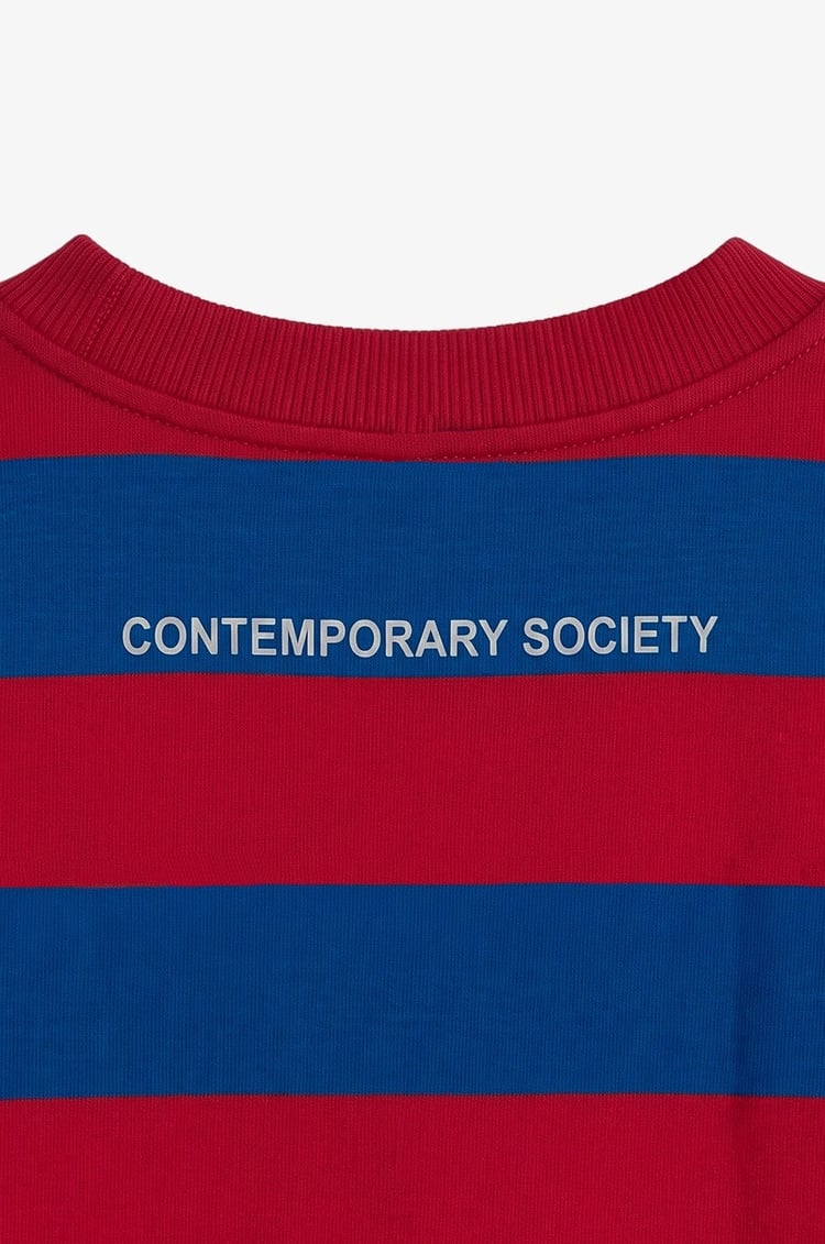 Kırmızı New York City Baskılı Sweatshirt