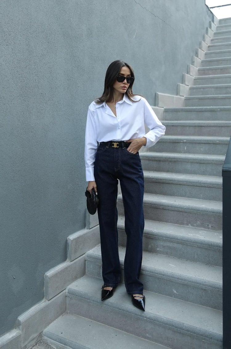 Koyu Lacivert Fit Straight Jean