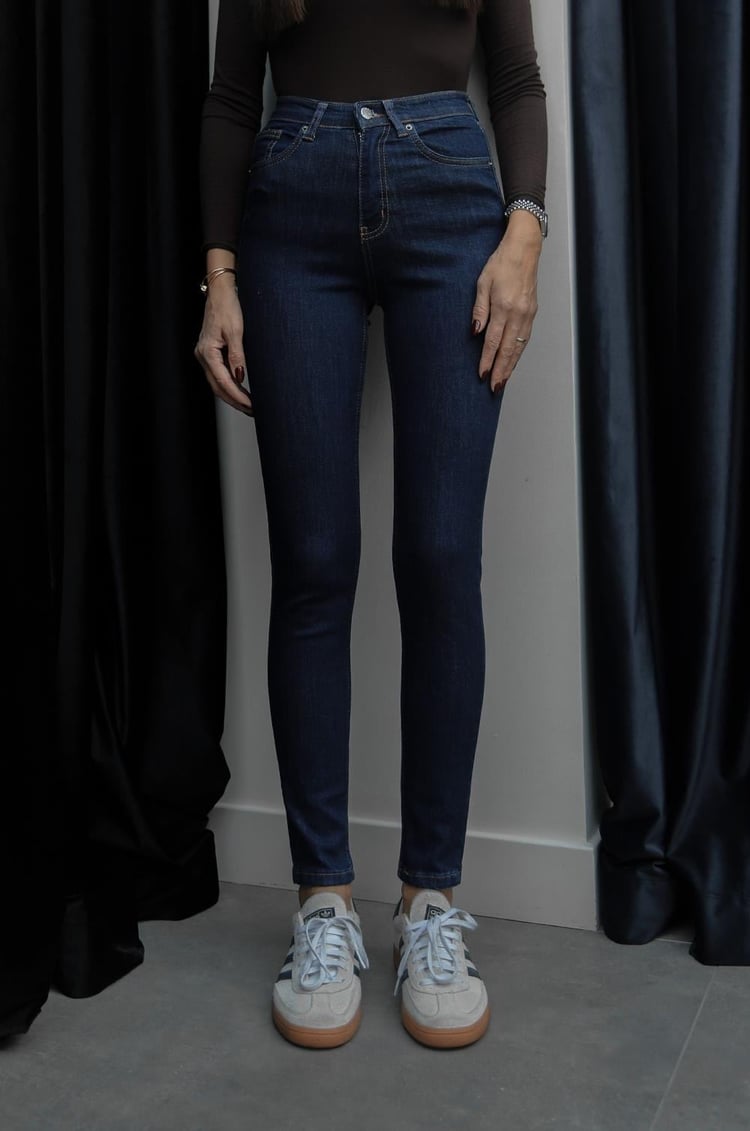 Koyu Lacivert Skinny Jean
