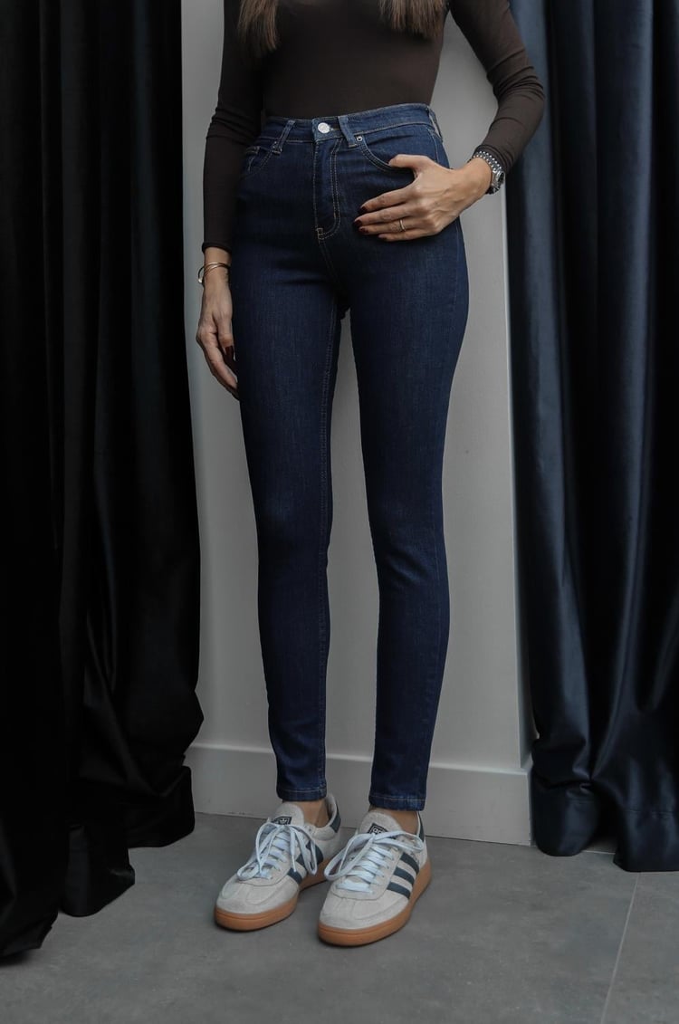 Koyu Lacivert Skinny Jean