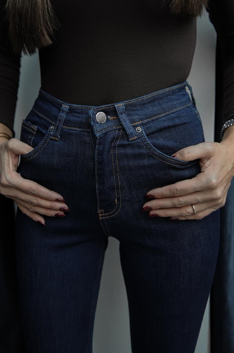Koyu Lacivert Skinny Jean