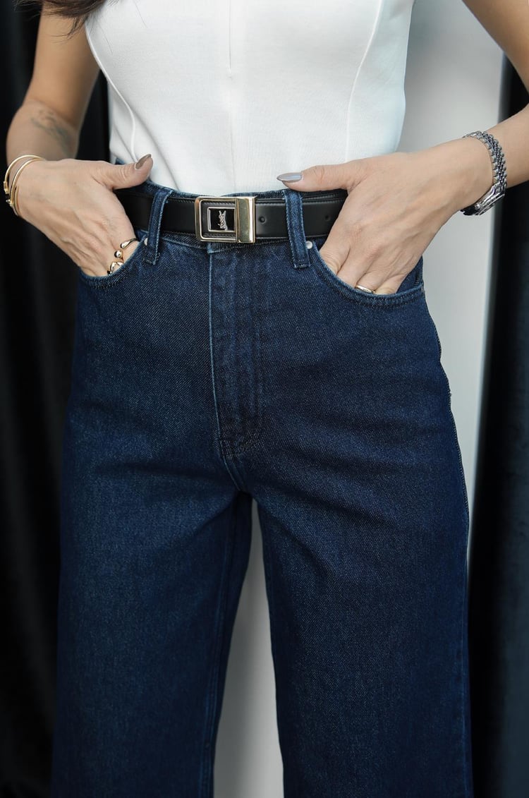 Koyu Mavi Perabo Jean