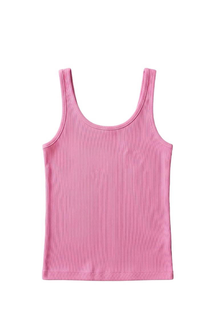Koyu Pembe Oyuk Yaka Atlet