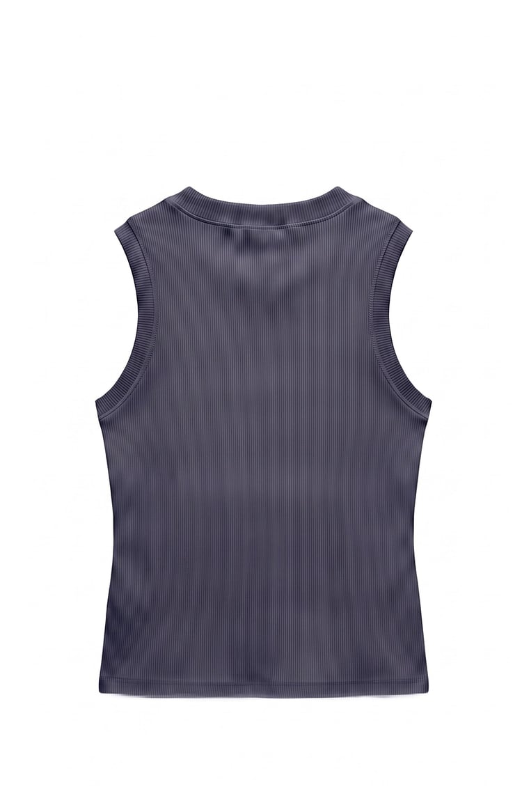 Lacivert Halter Yaka Fitilli Atlet