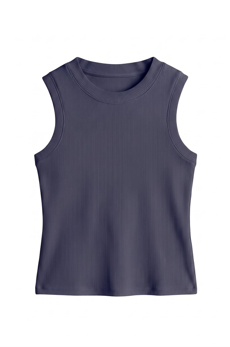 Lacivert Halter Yaka Fitilli Atlet