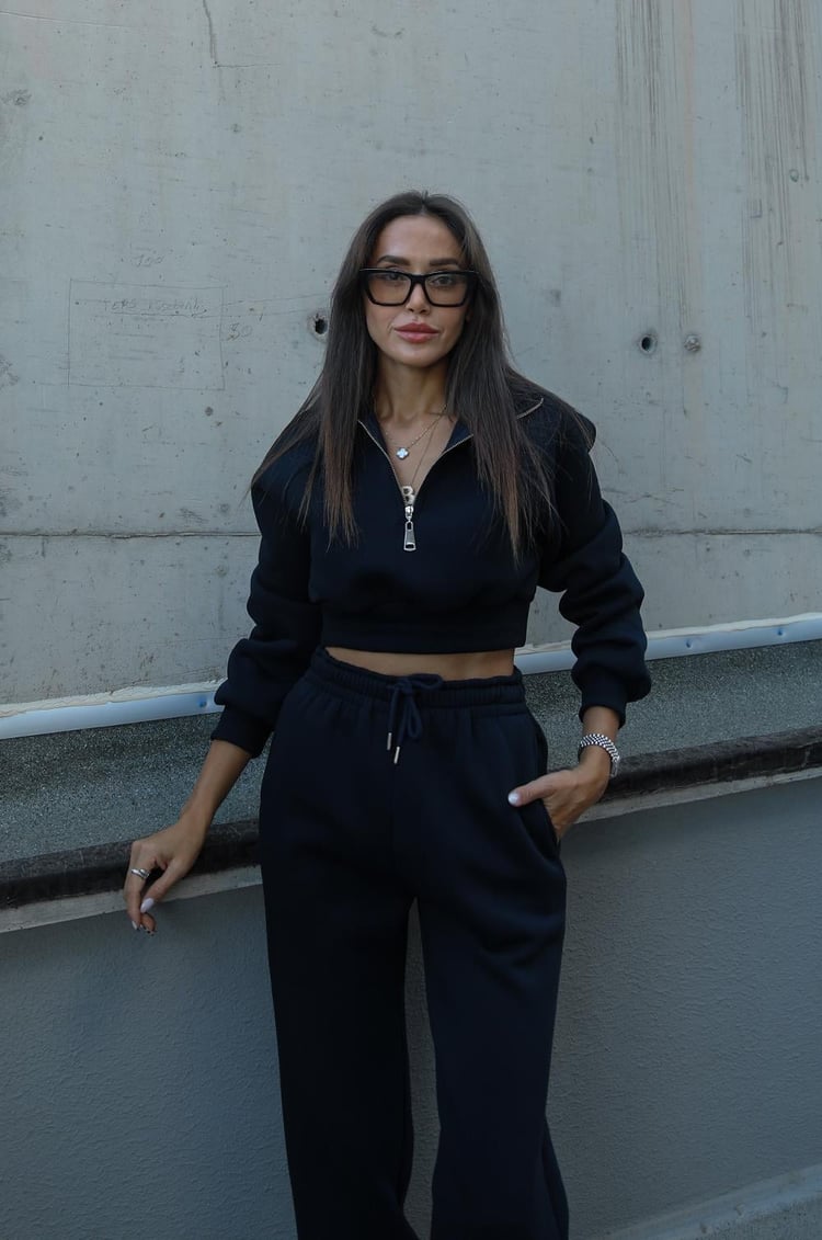 Lacivert Sharon Eşofman Takım