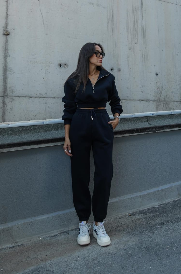 Lacivert Sharon Eşofman Takım