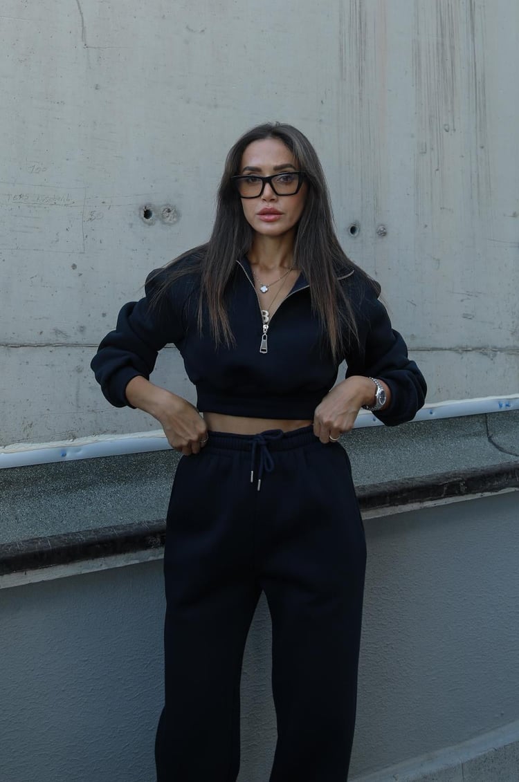 Lacivert Sharon Eşofman Takım