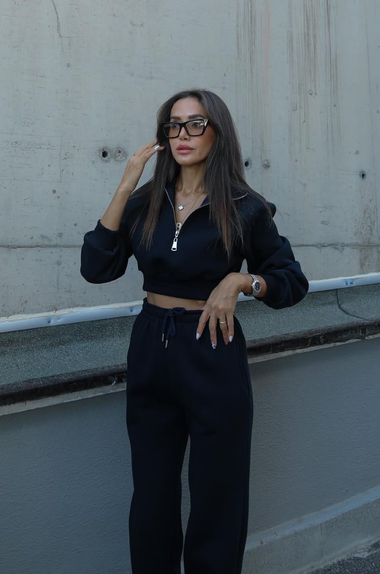 Lacivert Sharon Eşofman Takım